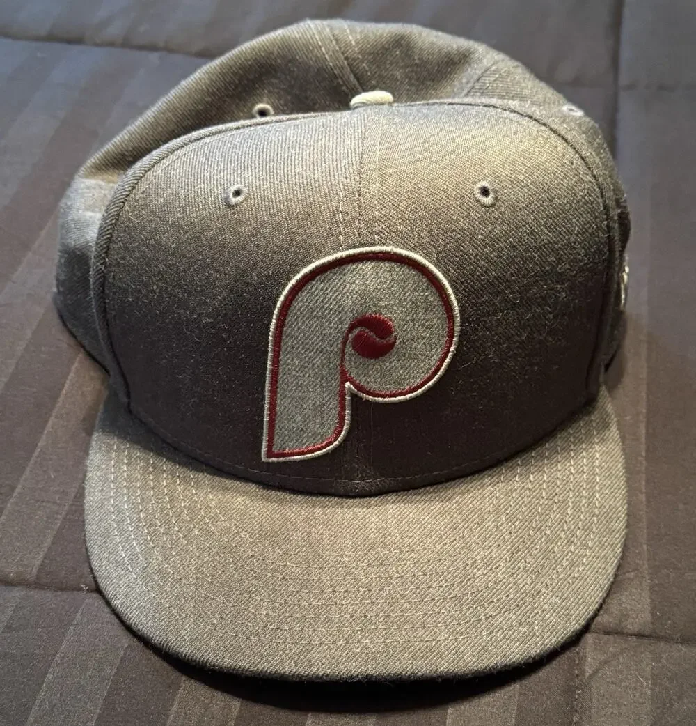 Philadelphia Phillies Hat 59Fifty New Era Cooperstown Collection Men's 7 3/4